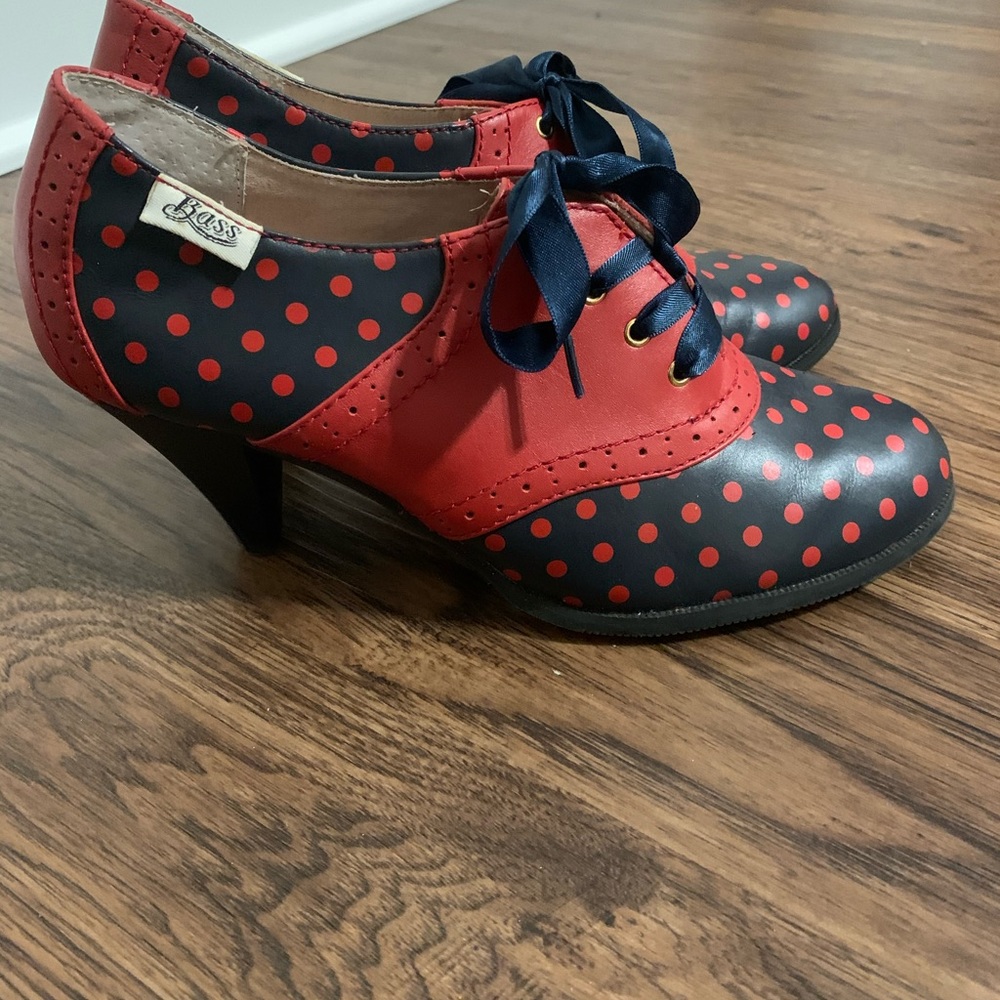 Bass & Co by Rachel Antonff Polka Dot Lady Oxford